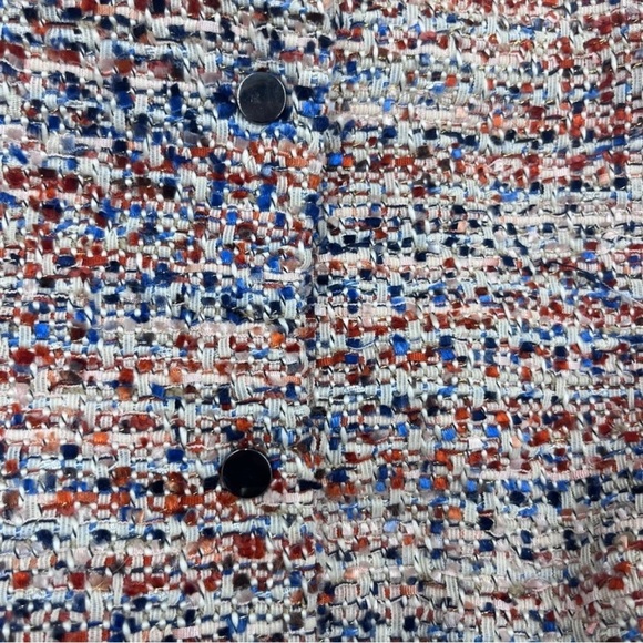 H&M Multi-Coloured Textured Blazer Jacket Women's 8 - Picture 8 of 12